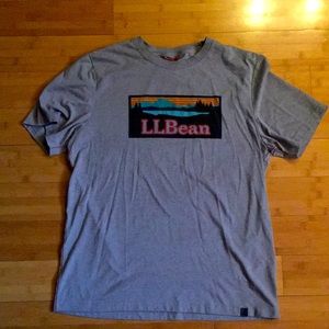 LL Bean graphic tee men’s medium, EUC